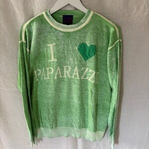 VINTAGE I HEART PAPARAZZI SWEATER